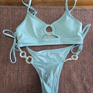Aerie Light Blue Bikini Set